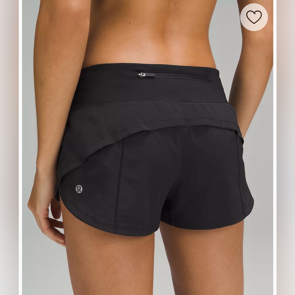 Lululemon Speed Up low rise lined shorts 2.5”